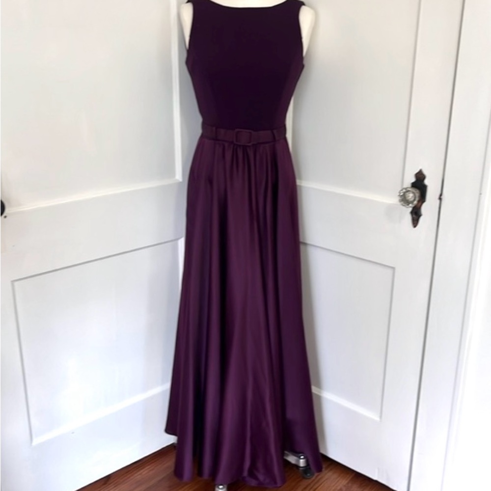 Allure Deep Purple Sleeveless Maxi Dress